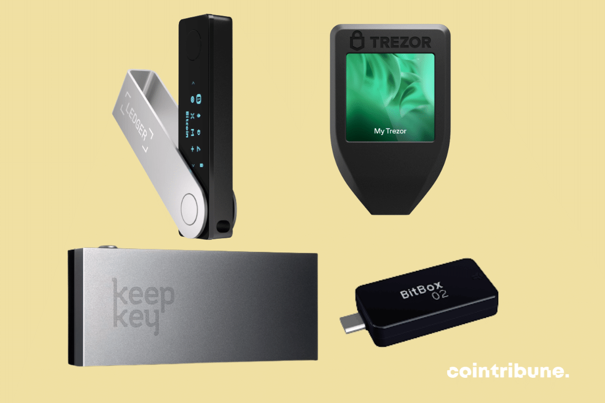 The most popular hard wallets