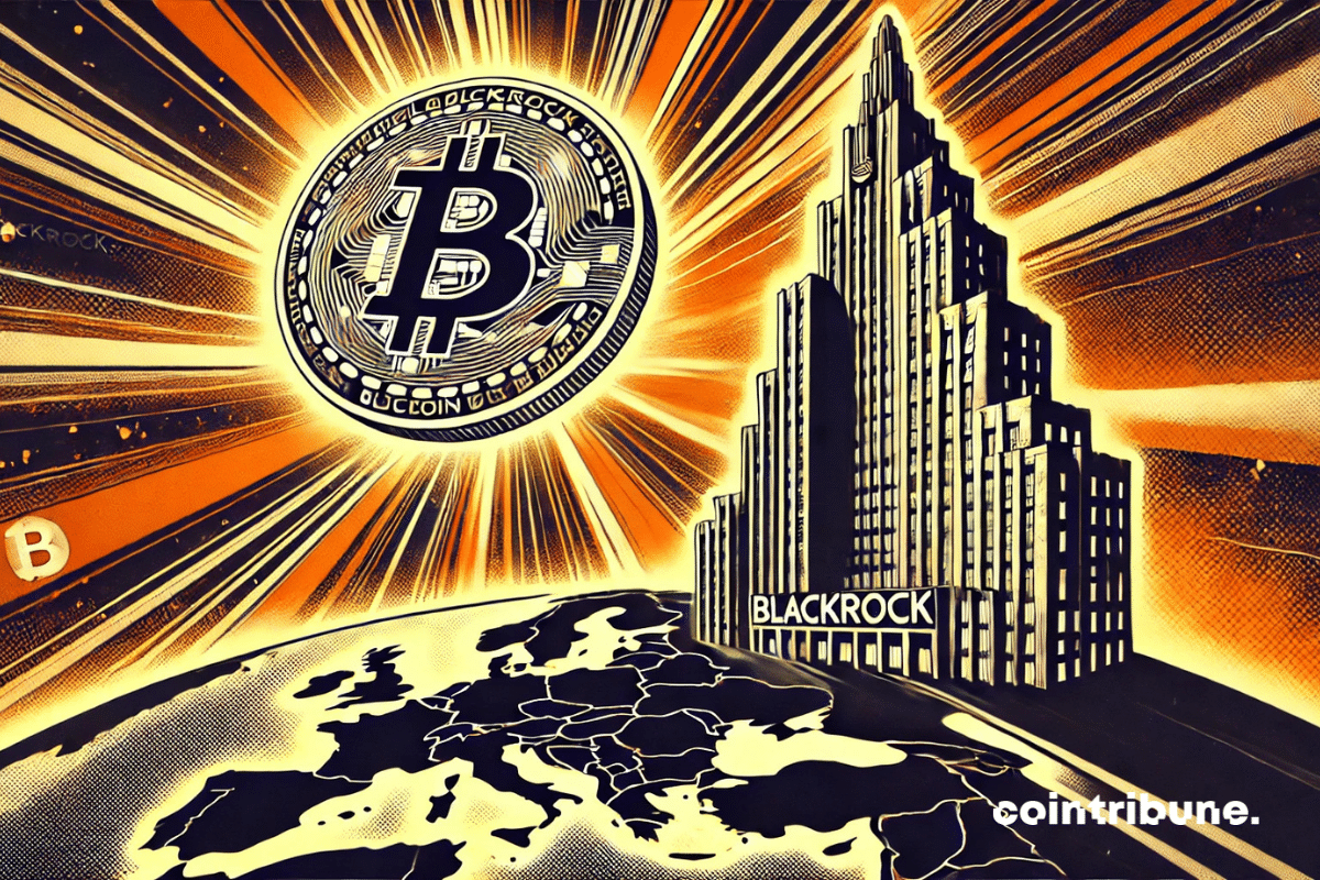 Tour BlackRock sur une carte de l'Europe