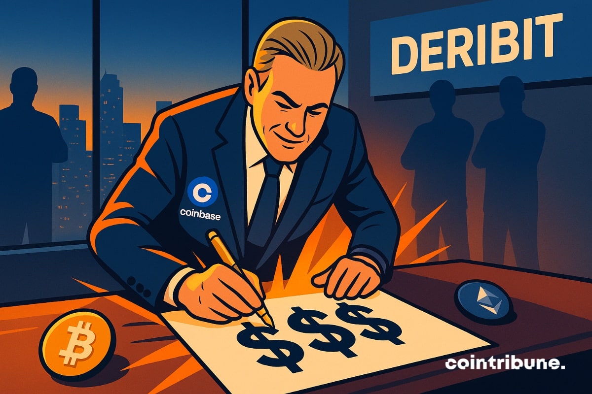 Un responsable de l’exchange crypto Coinbase qui signe l’acquisition de Deribit.