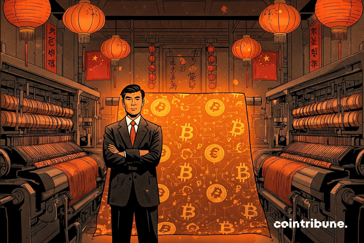 El jefe de una fábrica textil tradicional china se beneficia de la criptomoneda